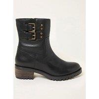 Fatface Libby Biker Boot - Black