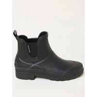 Fatface Rubber Ankle Wellies - Black