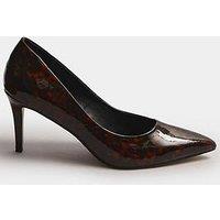 Long Tall Sally Tortoise Shell Point Court Shoe
