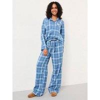 Fatface Woven Check Set - Blue