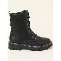 Fatface Violet Chunky Boot - Black