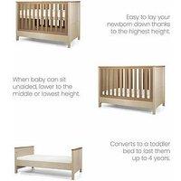 Mamas & Papas Harwell Small Cotbed Set (Small Cotbed & Dresser) Cashmere