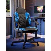 X Rocker Saturn Ergonomic Pc Office Gaming Chair - Blue Camo