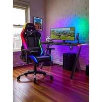 X Rocker Gaming Bundle - Lumio Compact Rgb 110Cm Desk And Agility Jr Rgb Gaming Chair