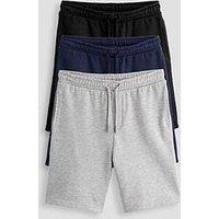 The Very Collection Boys 3 Pack Sweat Shorts - Multi