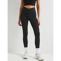 The Very Collection Ultimate Wrap Waist Leggings - Black