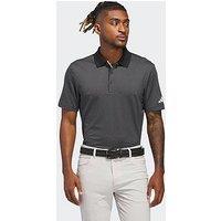 Adidas Mens Golf Beyond Textured Polo Shirt - Black