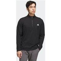 Adidas Mens Golf Ultimate365 Classic Quarter Zip - Black