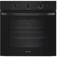 Indesit Io 233 B Uk - Click&Clean Single Oven - Black - Oven With Installation