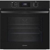 Indesit Io 253 B Uk - Turn&Go Single Oven - Black - Oven With Installation