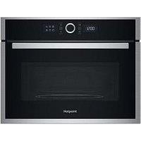 Hotpoint Hmw47Hmxuk Built-In Microwave With Grill - Silver - Microwave With Installation