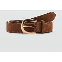 Mango Suede Belt - Brown