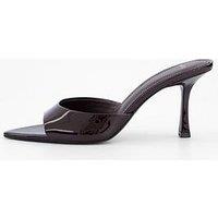 Mango Patent Leather High Heeled Sandals