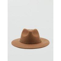 Mango 100% Wool Hat - Beige
