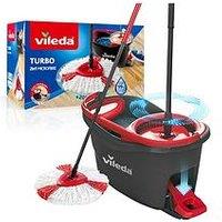 Vileda Turbo 2In1 Spin Mop & Bucket Set With Refill