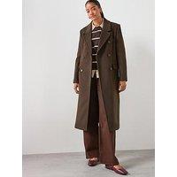 Mango Double Breasted Wool Coat