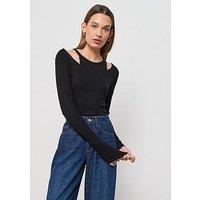 Mango Ribbed Combined T-Shirt