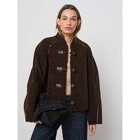 Mango Shearling Effect Reversible Jacket
