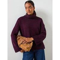 Mango High Neck Knitted Jumper