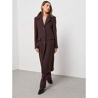 Mango Wool Coat With Fur Collar