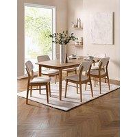 Julian Bowen Theia Dining Table With Chair Options - Dining Table & 4 Chairs