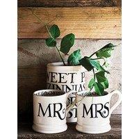 Emma Bridgewater Mr & Mrs Set Of 2 Mugs