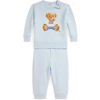 Polo Ralph Lauren Baby Boys Sweat Top & Pant Set - Light Blue
