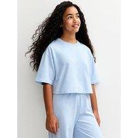 New Look 915 Girls Light Blue 06 Knit Zip Through Sweatshirt