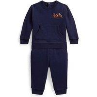 Polo Ralph Lauren Baby Boys Sweat Top & Pants Set - Navy