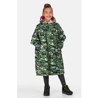 Regatta Junior Waterproof Dry Robe - Green
