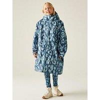 Regatta Junior Girls Waterproof Changing Robe - Blue
