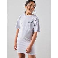 The Very Collection Girls Jersey T-Shirt Dress - Purple