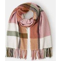 Accessorize Check Print Blanket Scarf - Multi