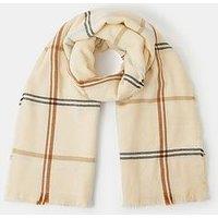 Accessorize Check Print Blanket Scarf - Multi
