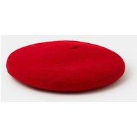 Accessorize Plain Wool Beret - Black
