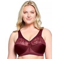 Glamorise 1000 Magic Lift Bra (Third Sizes) - Burgundy