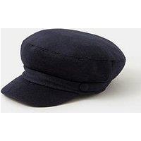 Accessorize Baker Boy Hat - Navy
