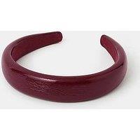 Accessorize Patent Headband - Red
