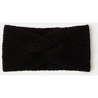 Accessorize Soft Knit Bando Headband - Black