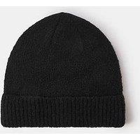 Accessorize Plain Beanie Hat - Black
