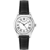 Sekonda Womens Evans Black Leather Strap With White Dial Analogue Watch