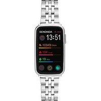 Sekonda Sekonda Unisex Track Silver Alloy Bracelet With Lcd Dial Smartwatch