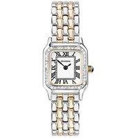 Sekonda Womens Monica Two Tone Alloy Bracelet With White Dial Analogue Watch