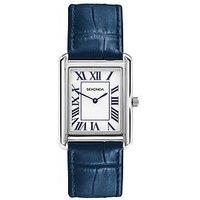 Sekonda Sekonda Mens Clement Blue Leather Strap With White Dial Analogue Watch