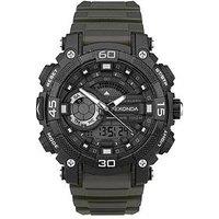 Sekonda Mens Malvern Dark Grey Plastic Bracelet With Lcd Dial Ana-Digi Watch