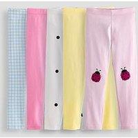 The Very Collection Girls 5 Pack Leggings - Multi