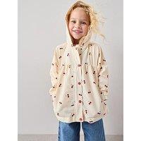The Very Collection Girls Cherry Short Shower Proof Jacket - Print