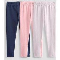 The Very Collection Girls 3 Pack Leggings - Multi