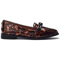 Moda In Pelle Fillipa Patent Loafer - Tortoise Shell