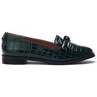 Moda In Pelle Fillipa Patent Loafer - Green